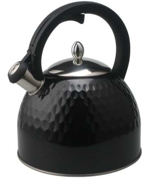 Ceainic LA CUISINETTE MWK 002 BK, inox, 3L, negru – Cu fluier, clasic și rezistent 